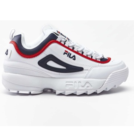 Disruptor Cb Low White Fila Navy Fila Red hvid marine blå flerfarvet