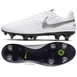 Nike Tiempo Legend 8 Academy SG-Pro Anticlog Traction M AT6014-100 fodboldsko hvid hvid