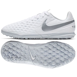 Nike Tiempo Legend 8 Club Tf Jr AT5883-100 fodboldsko flerfarvet hvid