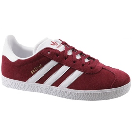 Adidas Gazelle Jr CQ2874 røde sko hvid