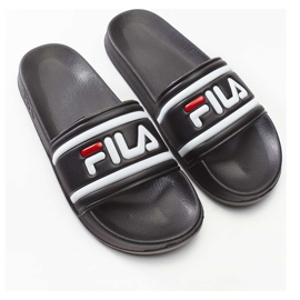 Fila Morro Bay Slipper 25Y Black hvid sort