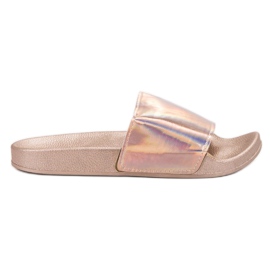Small Swan Moderigtige Rose Gold hjemmesko lyserød