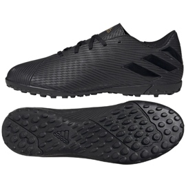 Adidas Nemeziz 19.4 Tf M F34525 fodboldstøvler sort sort