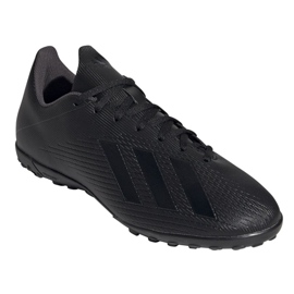 Adidas X 19.4 Tf M F35343 fodboldstøvler sort sort