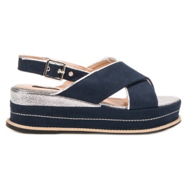 Lily Shoes Sandaler med spænde blå