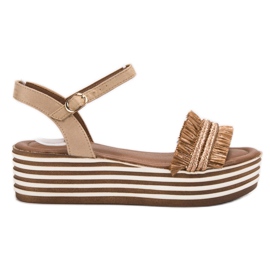 Mørke beige VICES sandaler