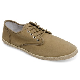 Sneakers Espadrilles Straw 8740 kamelsål brun