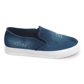 Slip On Jeans K-89 Marineblå marine blå