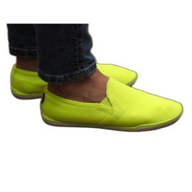 Lycra BL180 gule slip-on sneakers