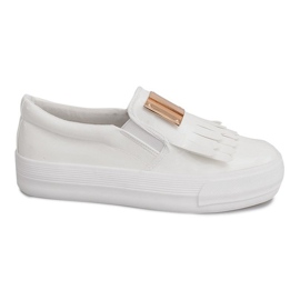 Lakerede sneakers On Wedge S-1 Hvid