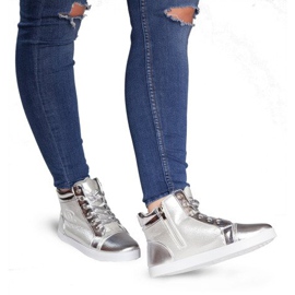 Sneakers High-top Sneakers R17 Sølv grå