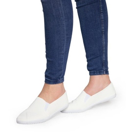 Lycra HB-1 White Slip-On sneakers hvid