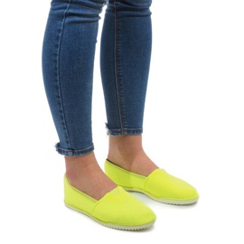 Lycra PT7205 gule slip-on sneakers