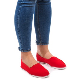 Lycra 8525 Red Slip-On Sneakers rød