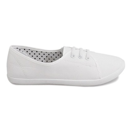 Tied Sneakers Slip On BE43 Hvid