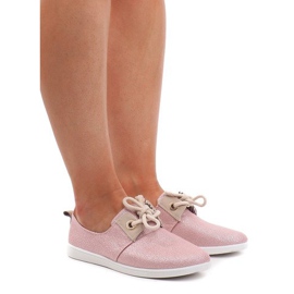 Snøresneakers VT79-4 Lyserøde