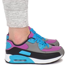 Sportssko H2002-3 sort flerfarvet