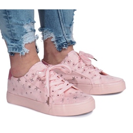 Lyserøde sneakers fra Bretagne stars