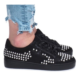 Sorte sneakers fra Angers stars