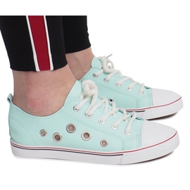 Lavso grønne openwork sneakers