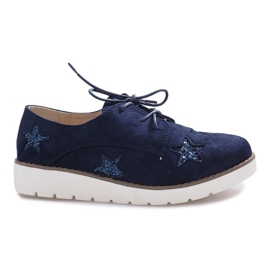 Marineblå loafers med Big Stars marine blå
