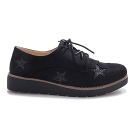 Sorte loafers med Big Stars