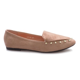 Pink Hawen besatte slip-ons lyserød