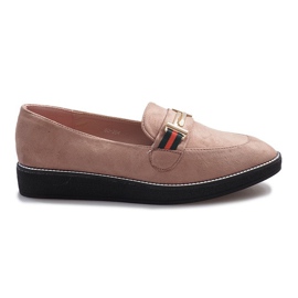 Pink slip-on sko med Ranges studs lyserød