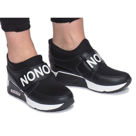 Sorte sportssko på Monon -kilen