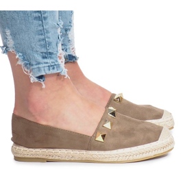 Gold Sun oliven espadriller flerfarvet grøn