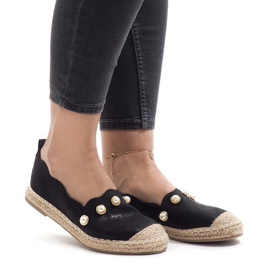 Sort A7-002 espadriller
