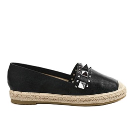 Sorte espadriller med 1706 nitter