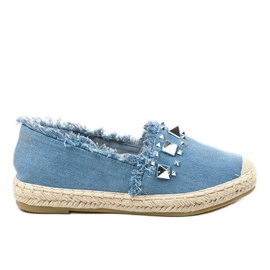 Blå jeans espadrilles A608