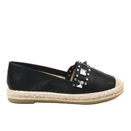 Sorte espadriller med LX-206 nitter