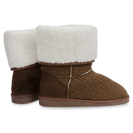 Varme eskimostøvler 7715 Camel brun