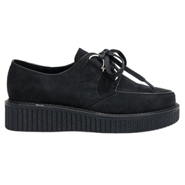 Creepers Støvler På Den Rosesorte Platform