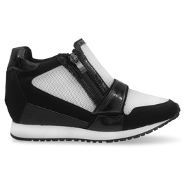Moderigtige simple sneakers SK48 sort