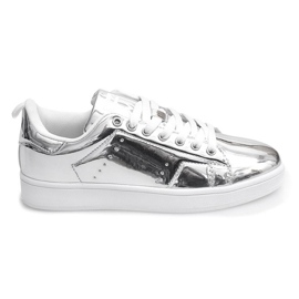 Q45 sølv sneakers grå