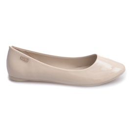 Lakerede ballerinaer 11037 Beige