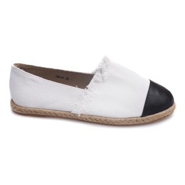 Linned Espadrilles 760 hvide sneakers sort