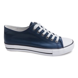 Navy sneakers RLC-03 marine blå
