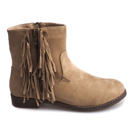 Varm ruskind støvletter Boho RMB-19 Khaki