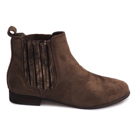Ruskind støvletter Jodhpur M-61 Khaki flerfarvet