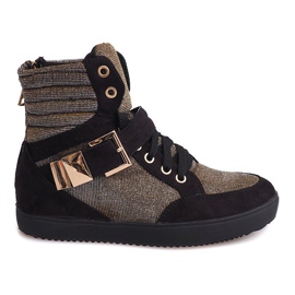 Høje sneakers 6981 Sort