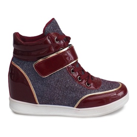 Wedge Sneakers YD-21 Rød
