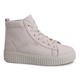 High Creepers -støvler på HX002 Beige -platformen