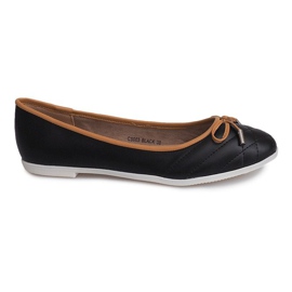 Ballerinas Med Sløjfe CS003 Sort