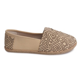 Linned Espadrilles B211-1 Beige sneakers