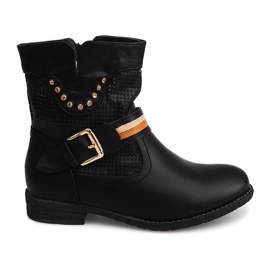 Openwork Booties Cowboy HC230 Sort