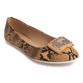 Ballerinas Med Sløjfe LU17 Beige